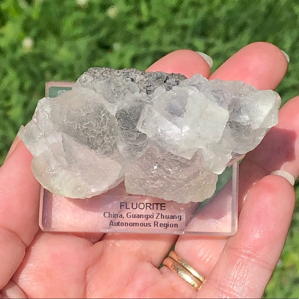 Fluorite with stand